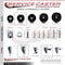 Service Caster 35 Inch Phenolic Wheel Swivel 58 Inch Threaded Stem Caster Set 2 Brakes SCC SCC-TS20S3514-PHR-58212-2-PLB-2 - alternate 4